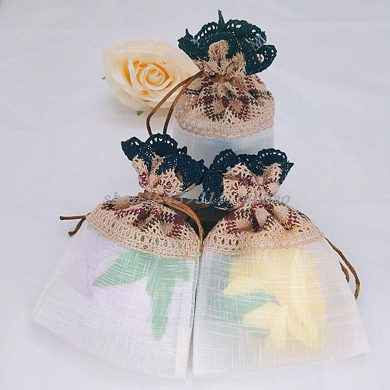 蕾丝束口袋 硬纱拼接抽绳干花袋 首饰袋 药草香包空袋 外贸礼品袋,饰品/流行首饰/时尚饰品新,首饰袋,淘宝优惠券,粉丝福利购,淘宝优惠卷