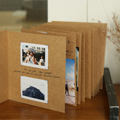 手风琴折叠式 牛皮纸剪贴立体书diy手工自制礼物纪念册 相册影集