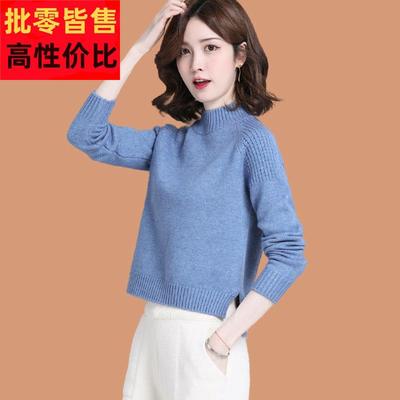 半高领羊毛打底衫女士秋冬洋气短款配裙子高腰毛衣爆款2025年新款