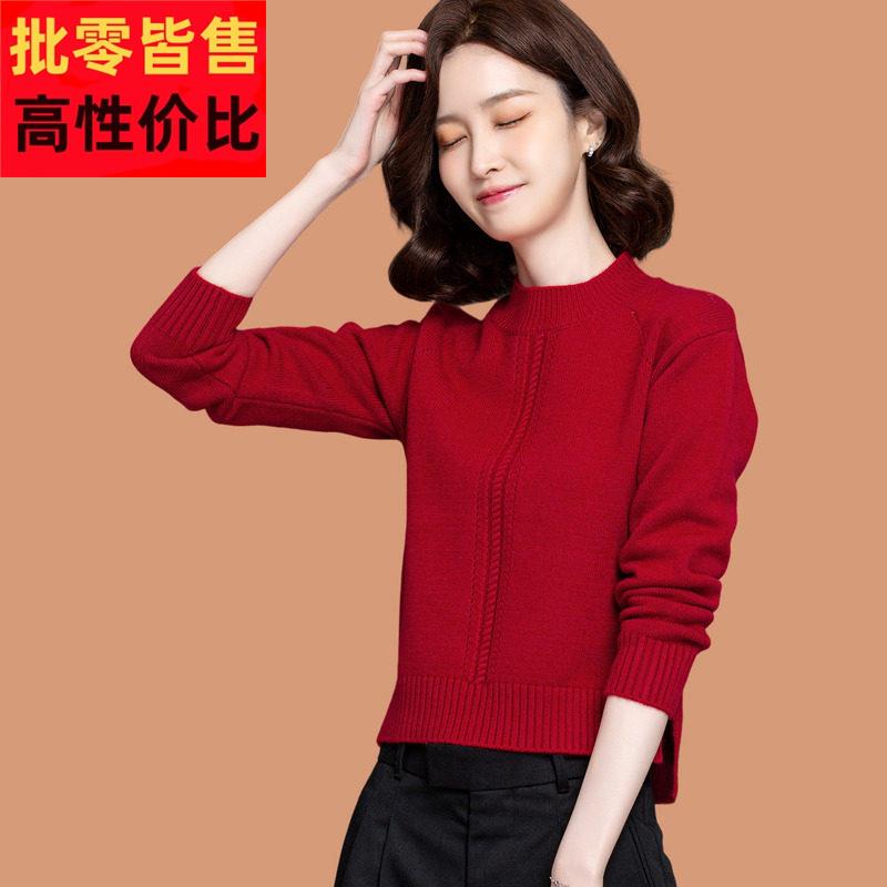 小个子羊毛打底衫2025新款今年流行爆款配裙子的毛衣高腰短款上衣