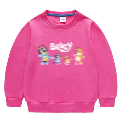 棉卫衣2025春秋新款男女童卡通