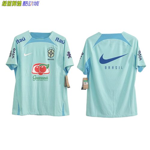 DR0668正品耐克NIKE ADV球衣DIY足球训练服巴西队速干短袖运动T恤