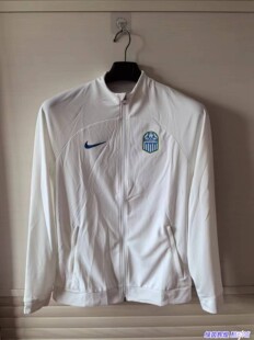 中超广州城球员版 拉链夹克外套 耐克NIKE足球训练服长袖 DO7913正品