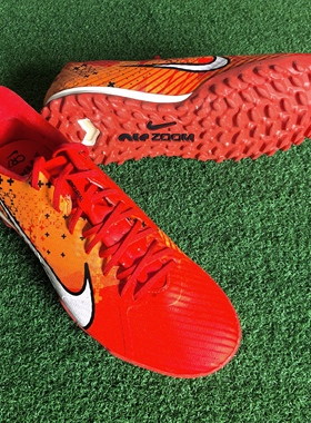 FD1168-600正品耐克刺客15低帮VAPOR MDS碎钉TF人造草CR7足球鞋