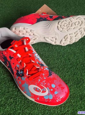 1113A045-700正品Asics亚瑟士TOQUE 8 TF碎钉人造草地足球鞋