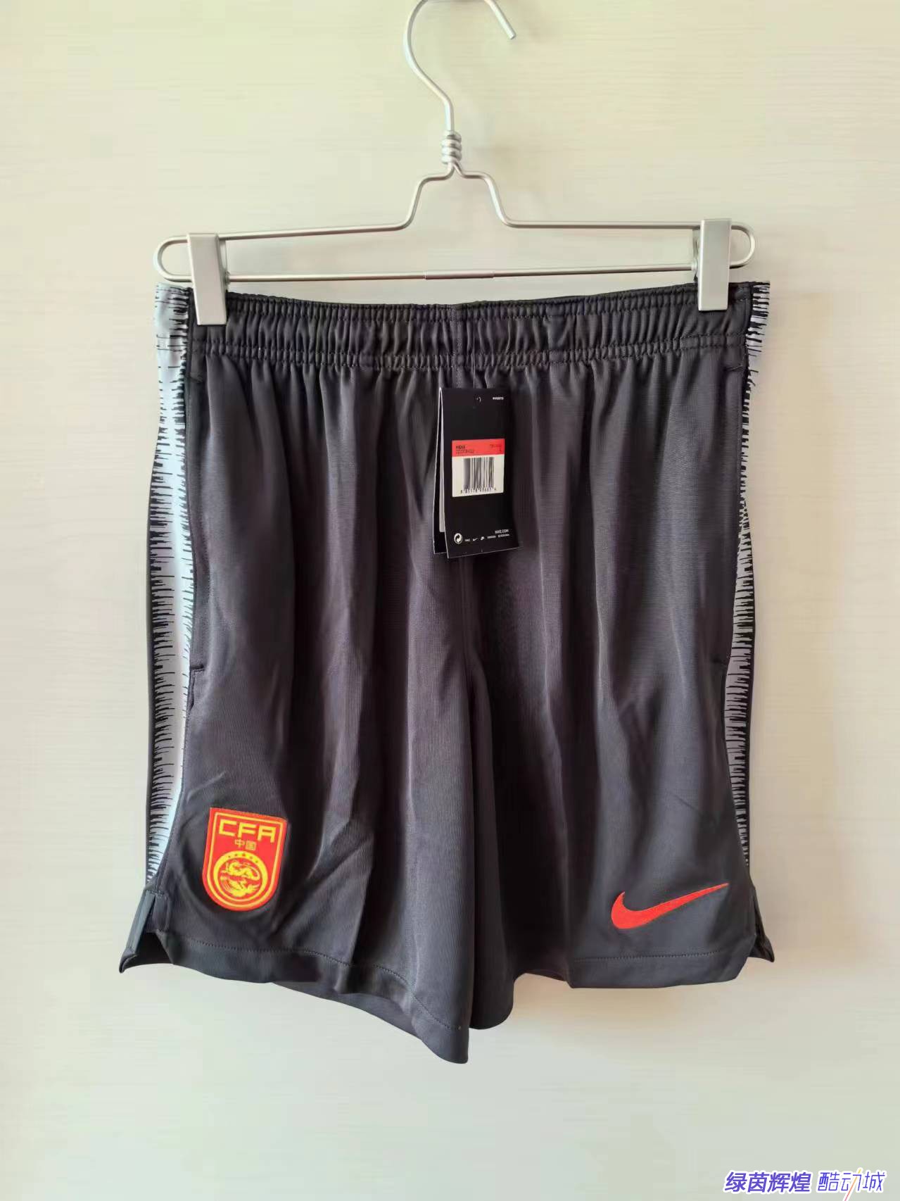 CD0308正品NIKE耐克中国国家队足球训练球员版国足运动短裤898589