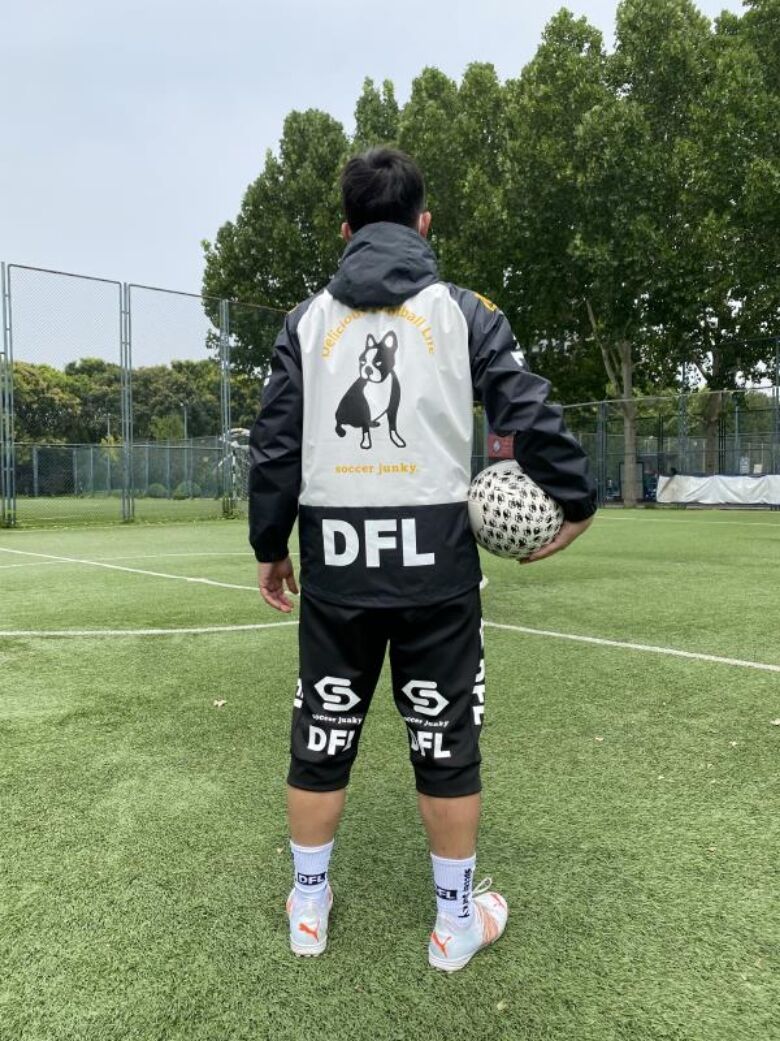 运动潮牌拉链外套训练足球狗