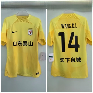 DX6920正品耐克NIKE球员版23中超长袖守门员足球门将服组团购球衣