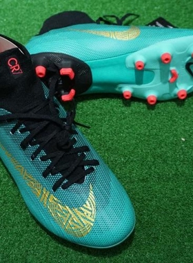 AJ3551-390正品NIKE耐克SUPERFLY AG人工草地C罗高帮次顶足球鞋