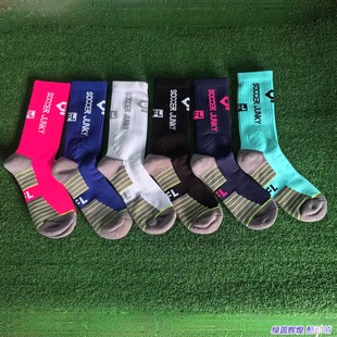 SJ21820足球狗soccerjunky潮流飞盘纯棉毛巾底运动袜中筒训练短袜