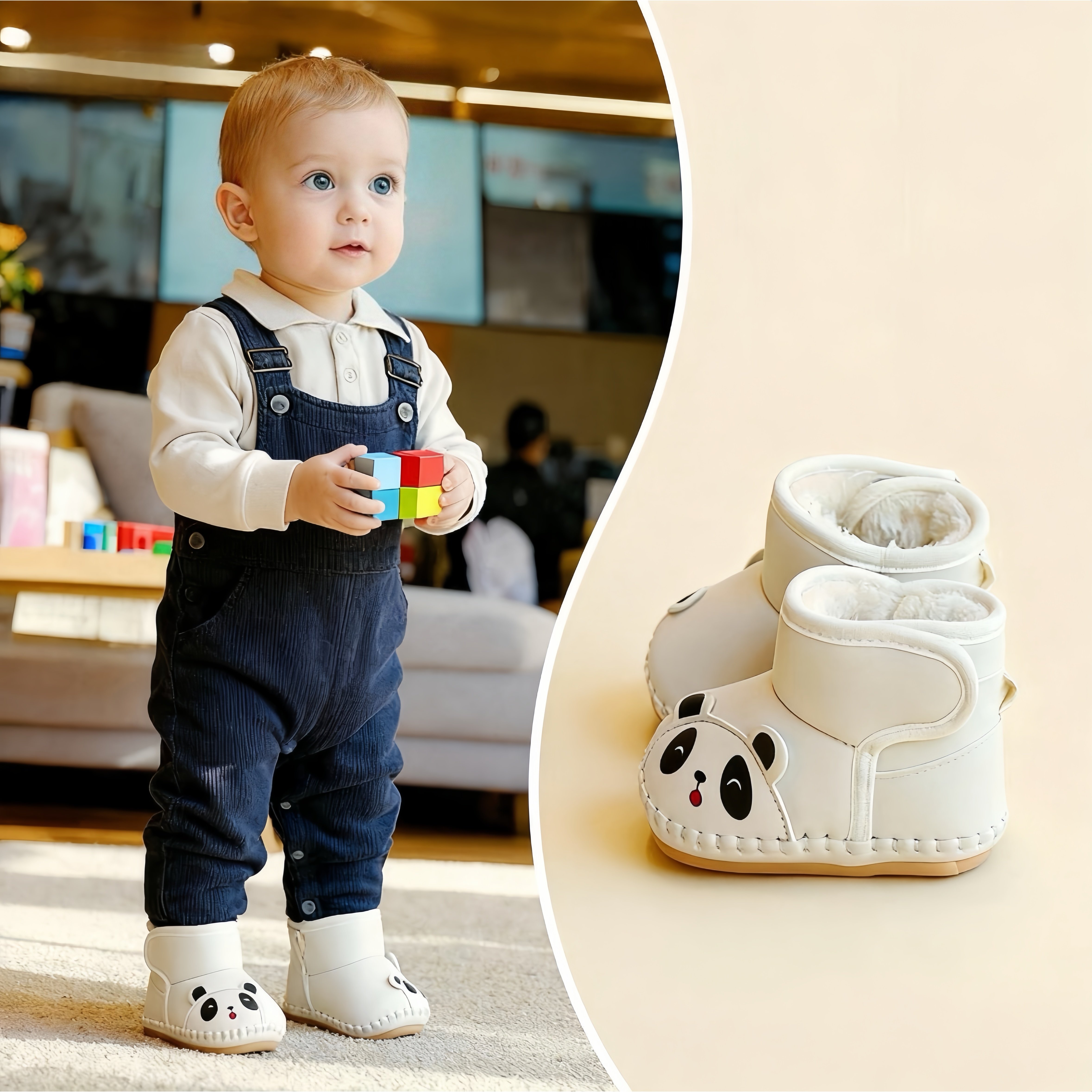 冬季婴儿鞋子3-6-9-12个月宝宝软底防滑加绒加厚棉靴0-1岁学步鞋,童鞋/婴儿鞋/亲子鞋,婴儿步前鞋/袜鞋,淘宝优惠券,粉丝福利购,淘宝优惠卷