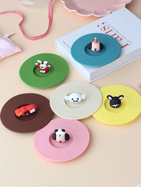 家用可爱硅胶杯盖早餐杯专用盖子防尘陶瓷杯杯盖大号马克杯杯盖子