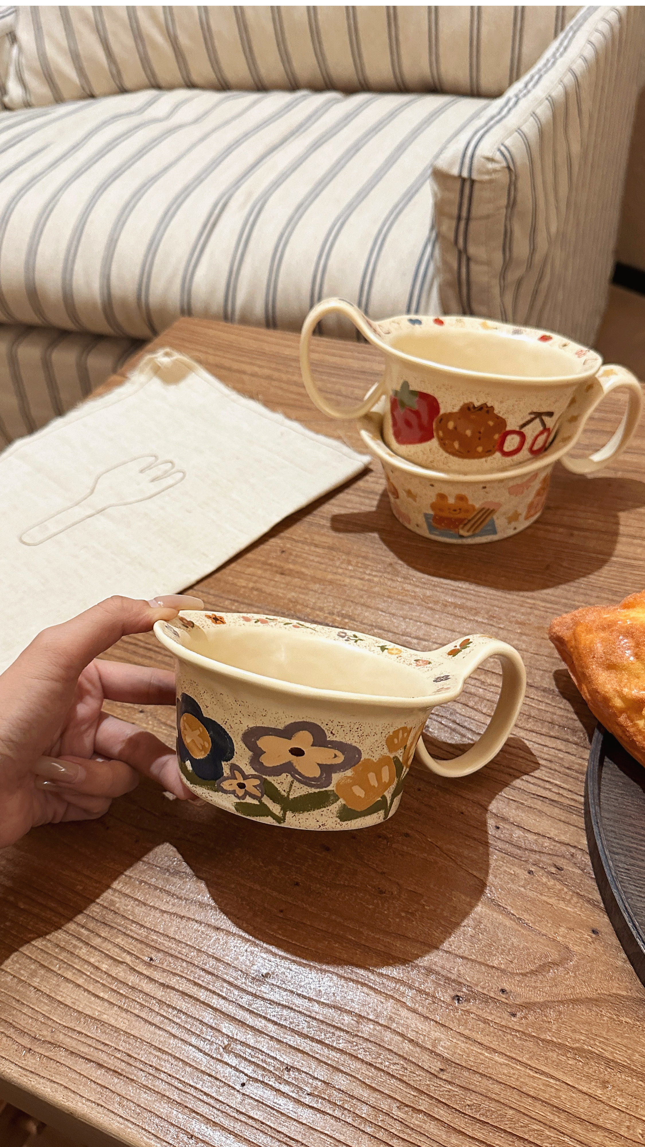 创意水果涂鸦早餐杯家用