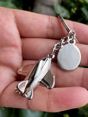 金属创意航空公司学校刻字挂件