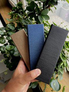 长条硬纸盒书签礼品盒天地盖笔盒蚕丝纹彩色礼物包装纸壳平底植绒