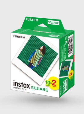 富士instax一次成像拍立得SQUARE正方形相纸SQ6/SQ1/SQ10宽幅胶片