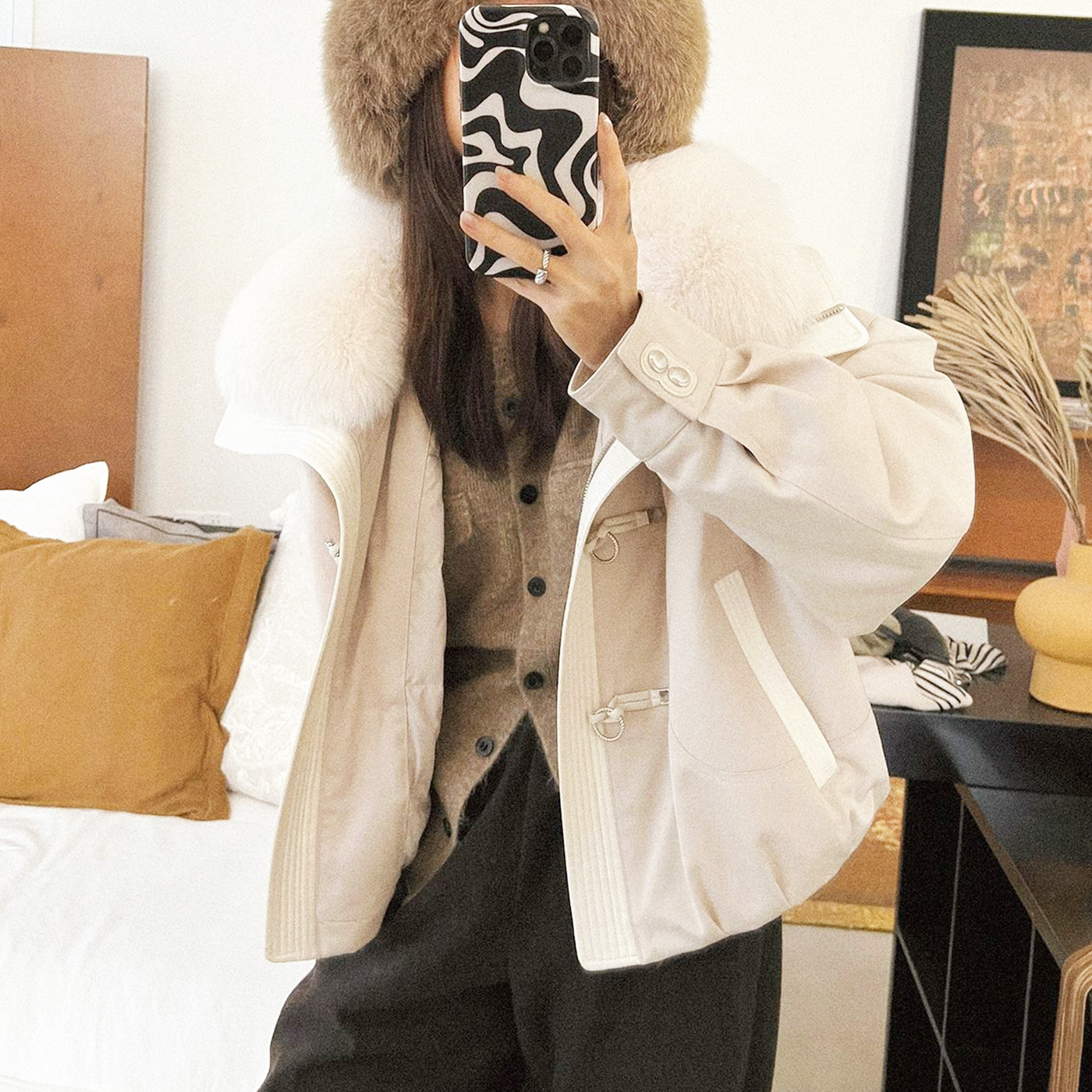 时尚年轻韩系休闲夹克厚棉服简约