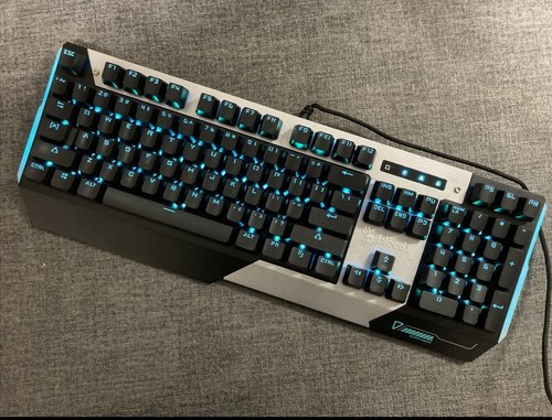 双飞燕幽灵Q865机械键盘电竞游戏网吧二代LK光轴吃鸡炫舞空军rgb