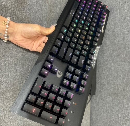 正品网吧同款达尔优ck566电竞游戏有线光轴插拔轴机械键盘USB接口