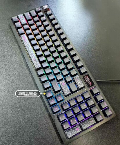 到货磁动力k980銮金紫磁轴混光电竞游戏有线机械键盘支持插拔轴