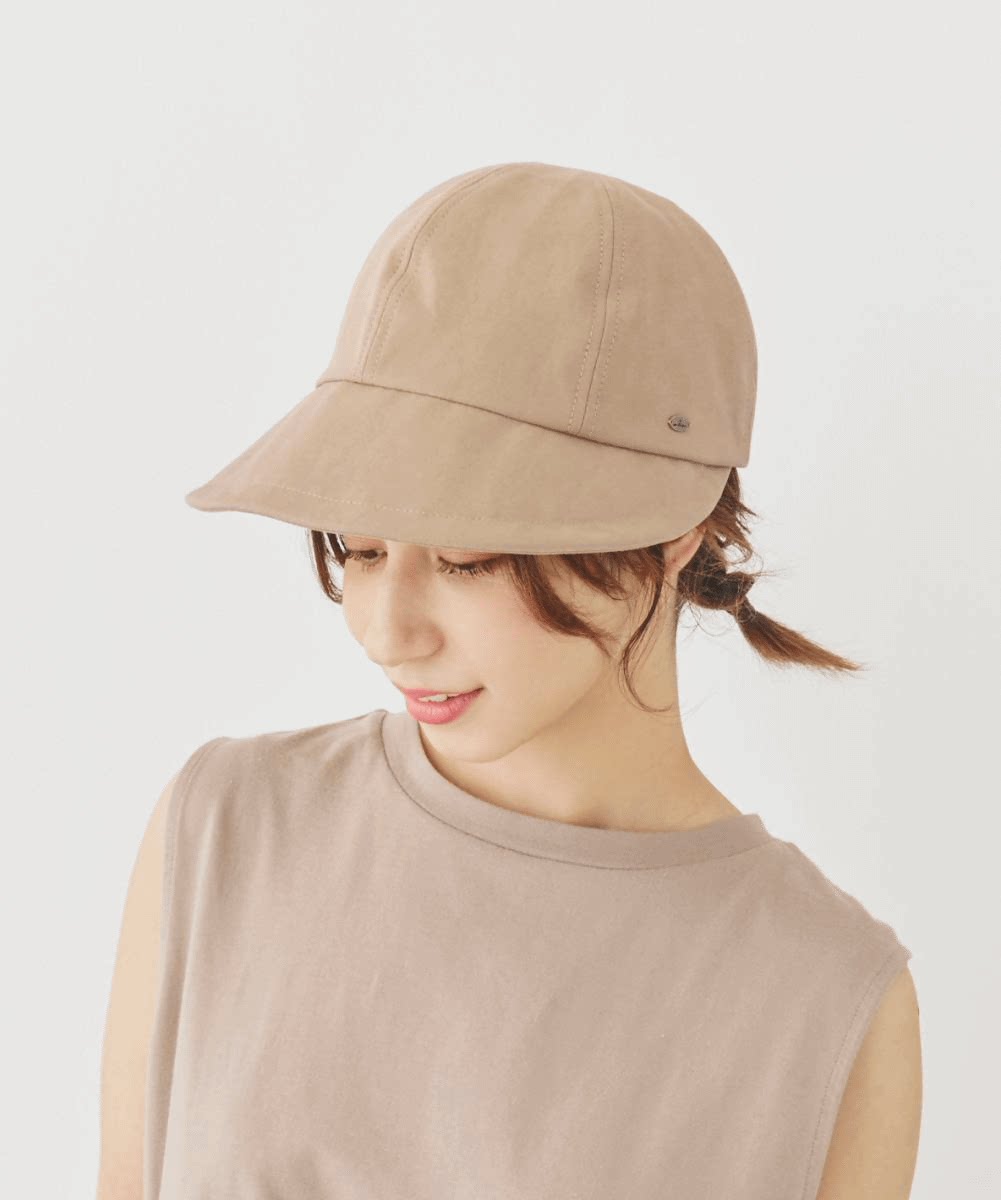 milsa 纯棉宽边231061003遮阳帽 override 鸭舌帽防uv 56-58cm