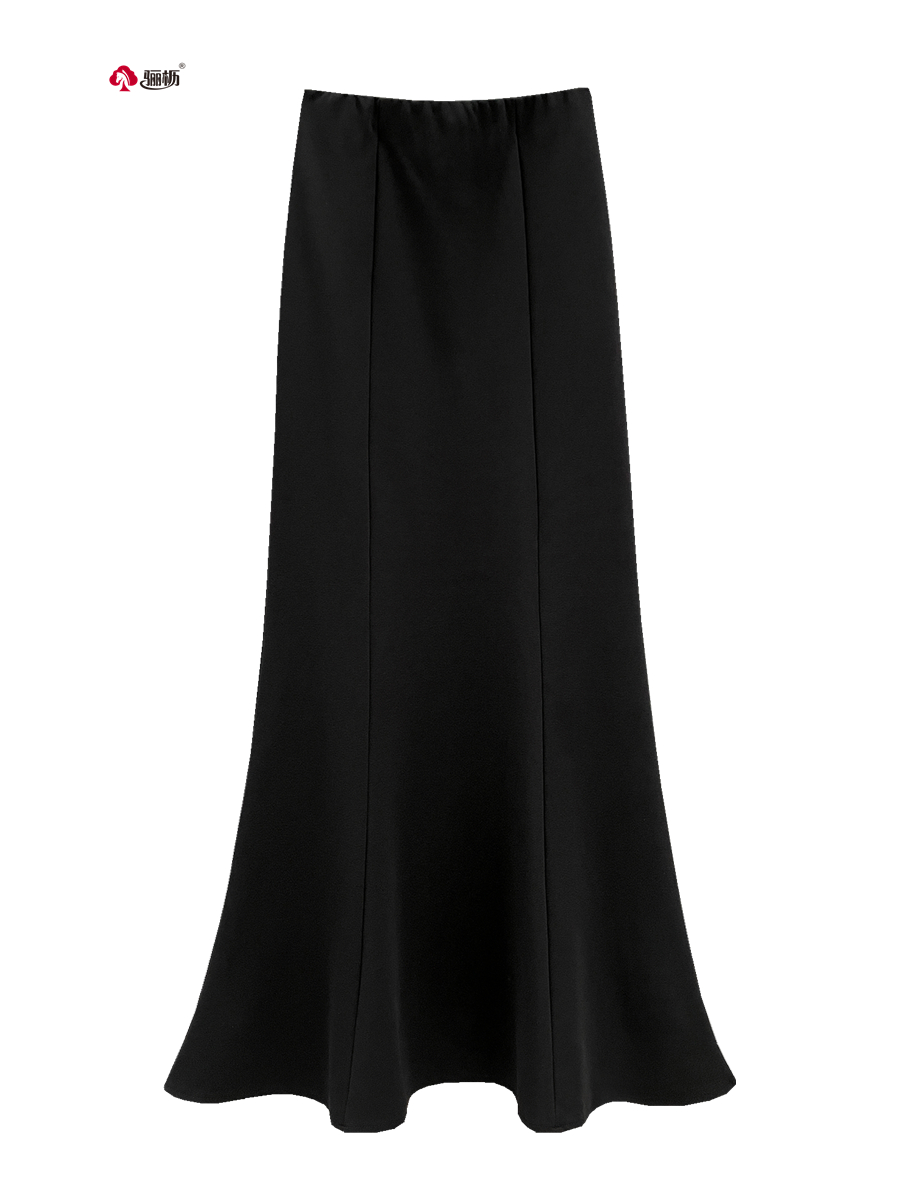 骊枥中长裙通勤鱼尾裙显瘦半身裙