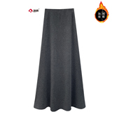 通勤软糯加绒垂坠长裙816 半身裙女冬 骊枥高腰显瘦a字针织裙 修身