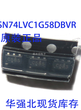 SN74LVC1G58DBVR 丝印C585 C58R SOT-23-6 逻辑门原装现货