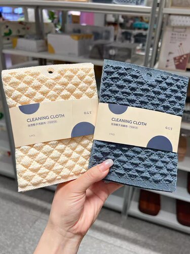 米乐家oce洗碗布双面加厚耐磨清洁布 家用不沾油洗锅洗碗巾百洁布