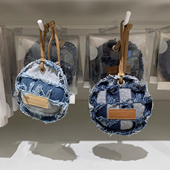 米乐家oce复古牛仔车载出风口香包挂件 衣橱除味香囊衣柜持久香薰