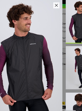 e62防泼水防风透气轻薄骑行马甲骑行护胃骑行马甲