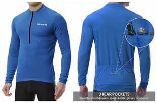 单车周边美国单薄款春夏秋 小网眼男款骑行长袖骑行服骑行长袖