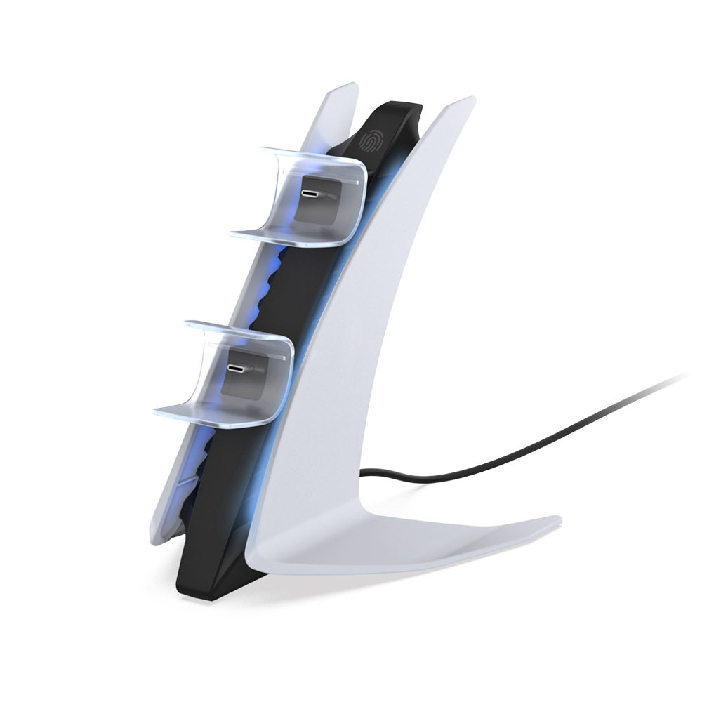 PS5 手柄充电器 PS5手柄控制器触点充电底座展示架飞机充座充