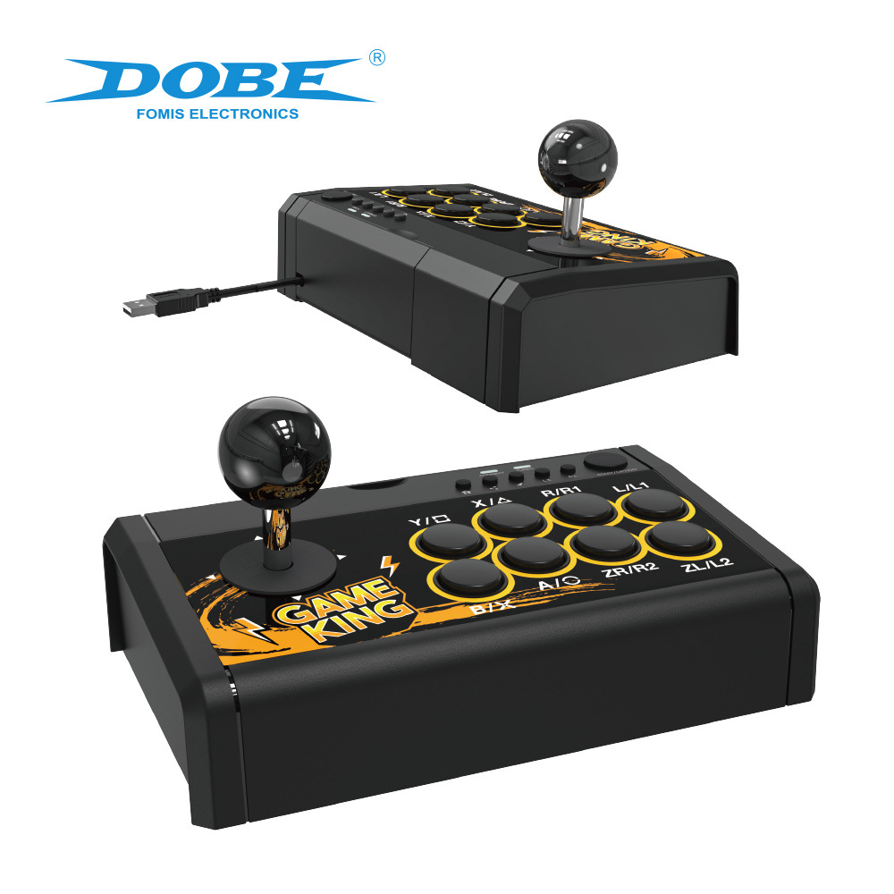 新款PS4/PS3/N-Switch/PC游戏控制器4合1摇台支持TURBO功能