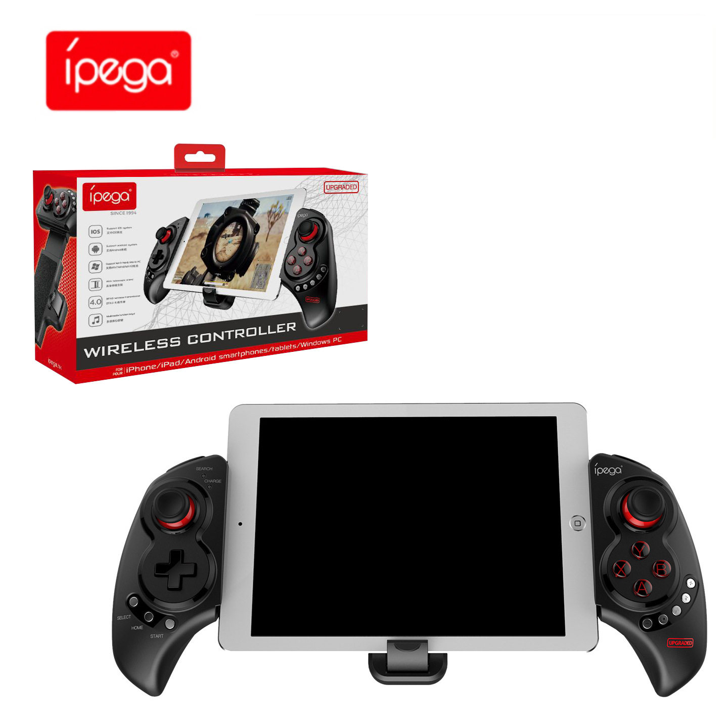 PG-9023S无线蓝牙游戏手柄吃鸡直连拉伸缩手机平板游戏手柄