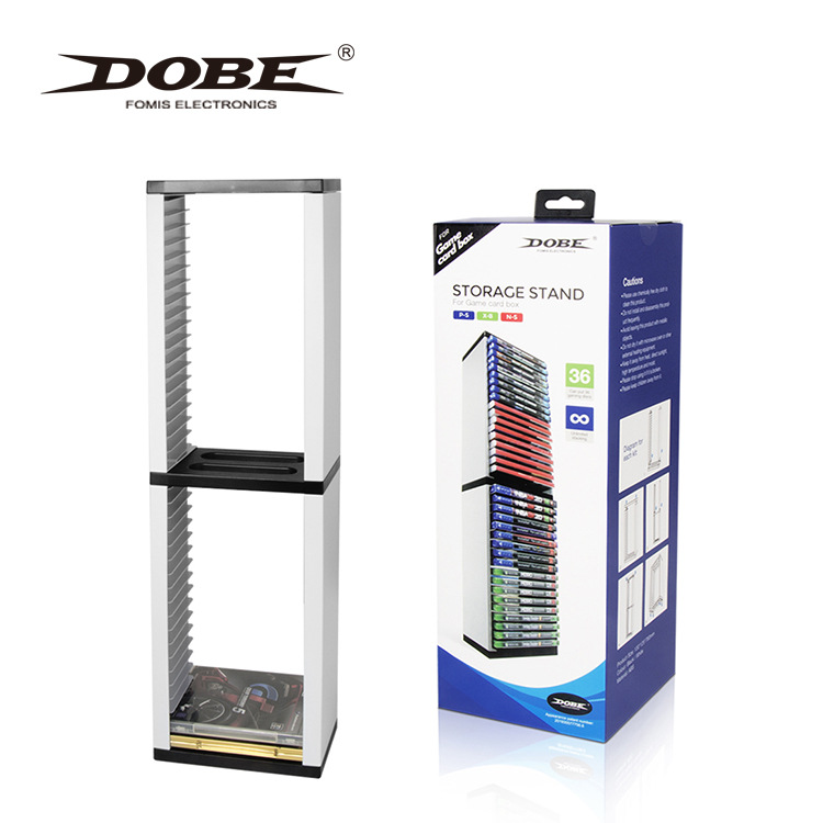 PS5游戏光盘盒收纳架TP5-0519PS4/xbox/switch双层36层光碟收纳架