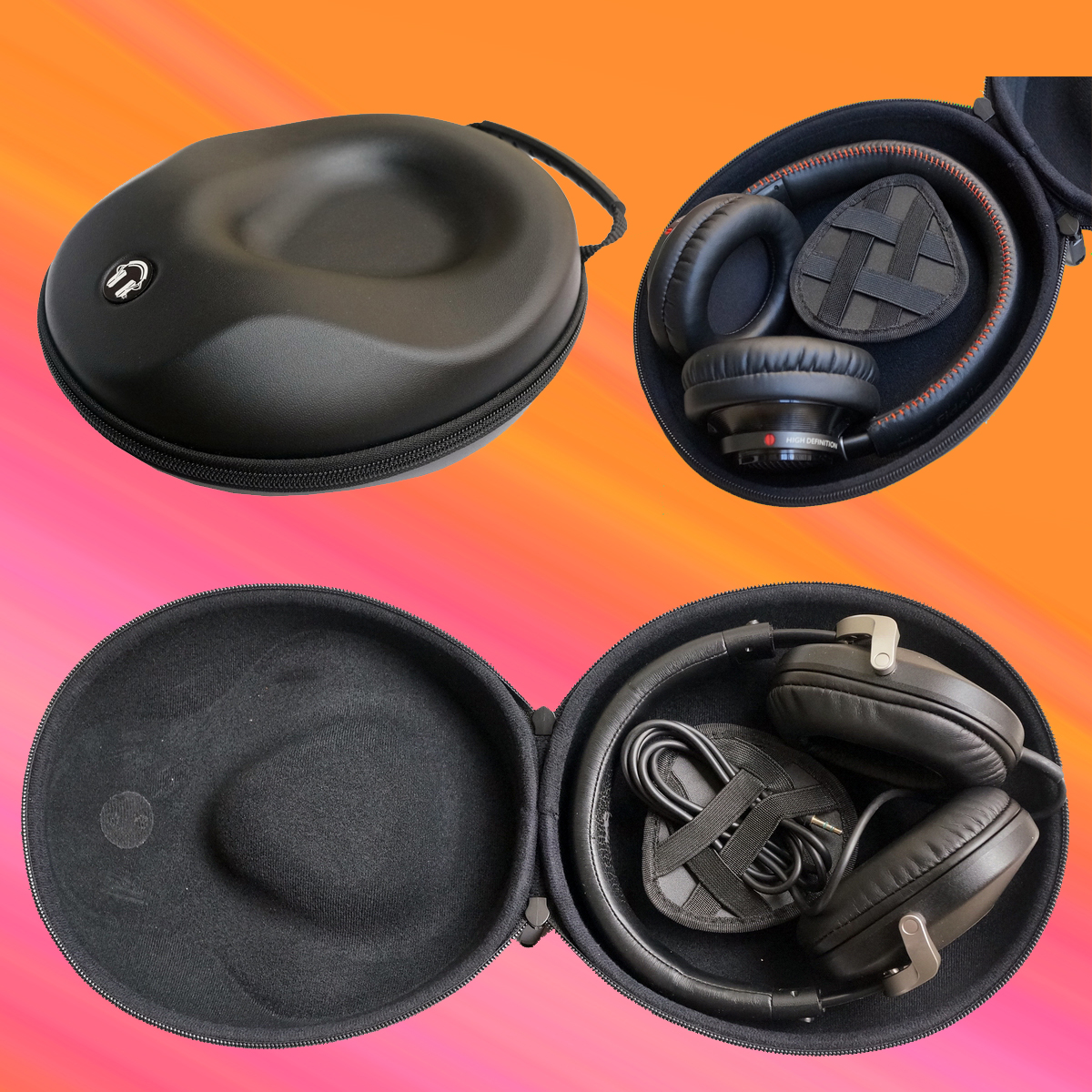 AND耳机包 通用于MDR-ZX700 MDR-Z1000 MDR-7520 DRZX701IP耳机盒