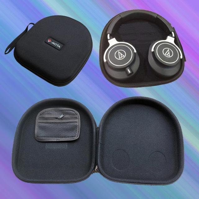 威摩达耳机包 ATH-M50X ATH-M40X ATH-MSR7 ATH-WS770通用耳机盒