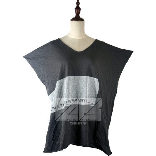 暗黑先锋 女士短袖T恤 印字 纯棉 破坏破洞 Oversize Tee drkshdw