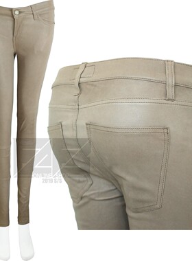 国内现货 Current/Elliott  极薄弹力羊皮靴裤 legging 裸色 28号