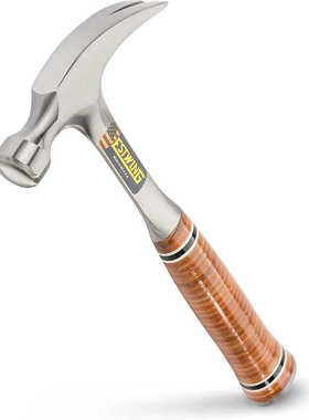 美国产ESTWING东翼E12S便携羊角锤专业一体钢防身榔头木工锤拔钉