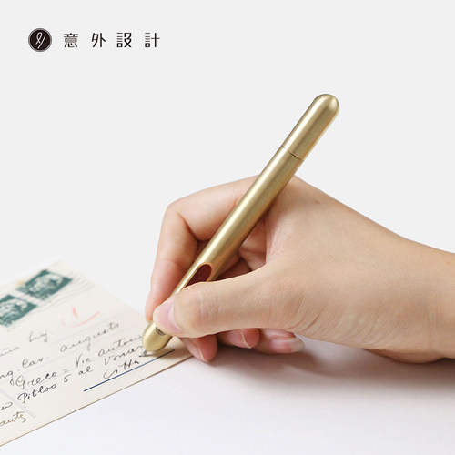 EY-PRODUCTS/意外设计木心圆珠笔旋转收缩书写顺滑签字笔男女礼物