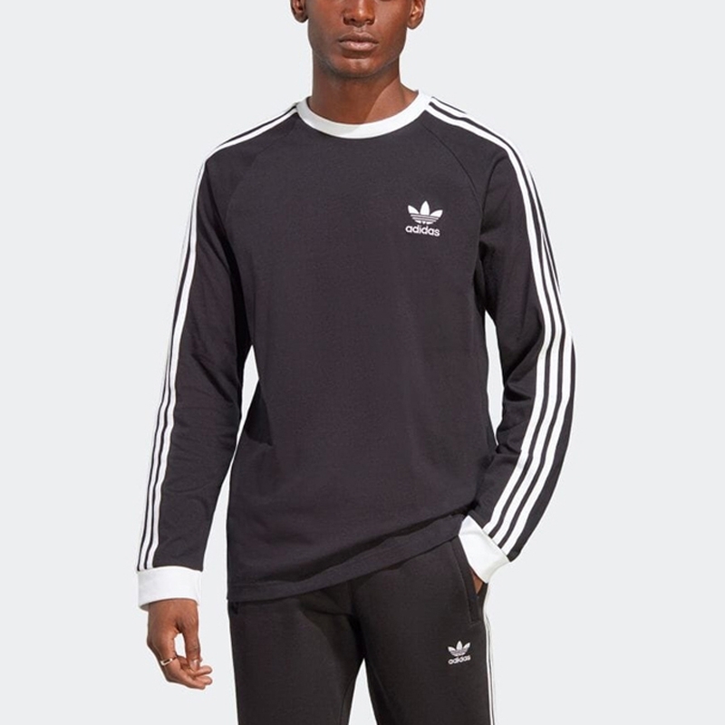 Adidas/阿迪达斯三叶草Jennie男女经典三条纹长袖IA4877IA4879