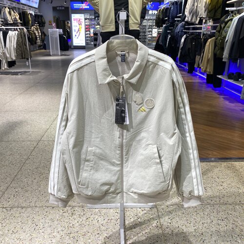 正品Adidas阿迪达斯男子外套26春新年款加绒休闲运动夹克KE4058