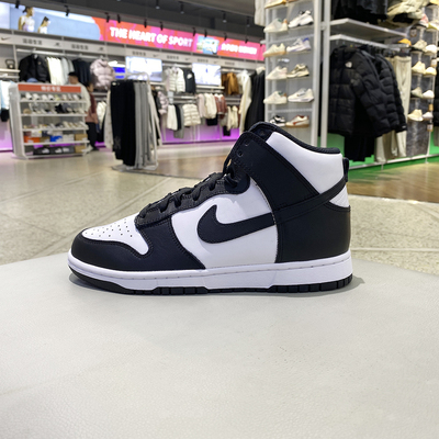 NIKE耐克黑白高帮休闲鞋男鞋冬季运动鞋复古透气板鞋DD1399-105