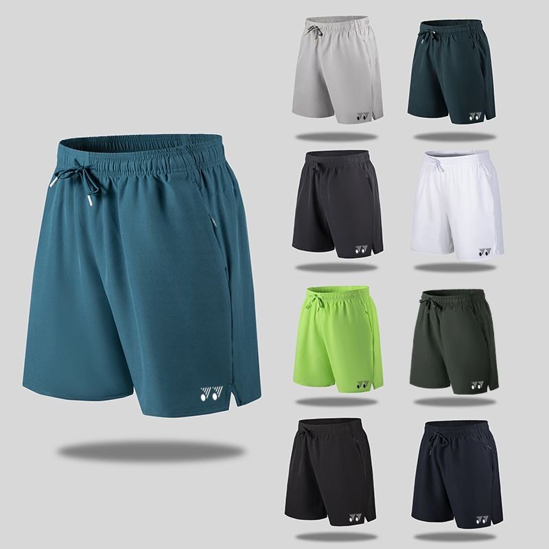 yy羽毛球服短裤男女同款运动速干训练透气五分裤短裤跑步比赛团购