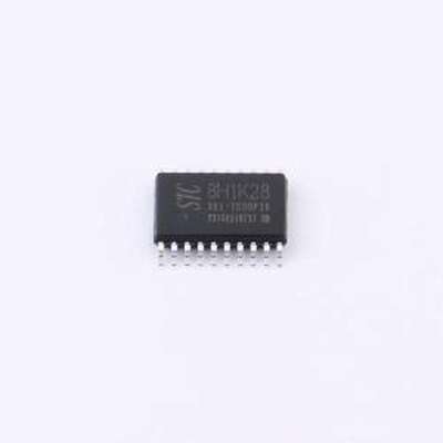 STC8H1K28-36I-TSSOP20 单片机(MCU/MPU/SOC) 宽电压/高速/高可靠