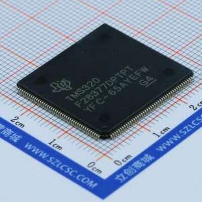 TMS320F28377DPTPT 单片机(MCU/MPU/SOC) 具有 800MIPS、2xCPU、2