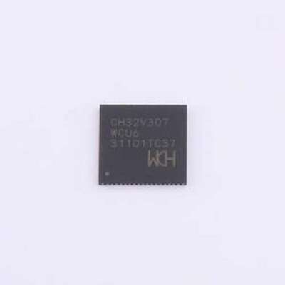 CH32V307WCU6 单片机(MCU/MPU/SOC) CH32V307WCU6 QFN-68(8x8)