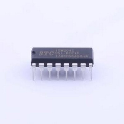 STC15W204S-35I-DIP16 单片机(MCU/MPU/SOC) STC15W204S-35I-DIP1